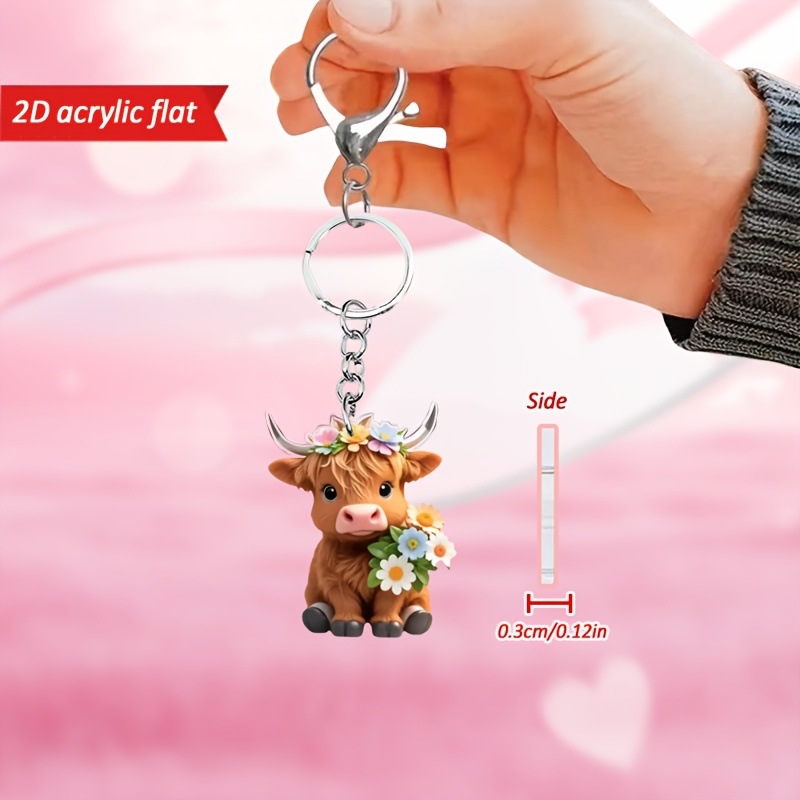 跨境新品卡通圣诞钥匙扣钥匙圈挂件汽车背包钥匙圈配饰生日礼物