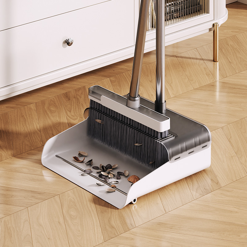 Explosions Broom Dustpan suit Household 2024 New High-end Sweeping Soft Hair Broom Transparent Broom Garbage Shovel Set Explosions Broom Dustpan suit Household 2024 New High-end Sweeping Soft Hair Broom Transparent Broom Garbage Shovel Set