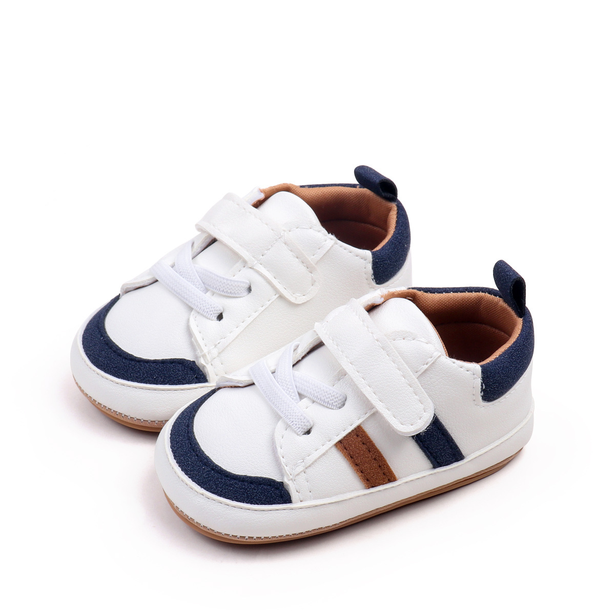 Primavera y otoño nuevos zapatos para niños de 0 a 1 año nuevos zapatos deportivos zapatos de bebé de estilo casual zapatos para niños pequeños con suela de goma antideslizante