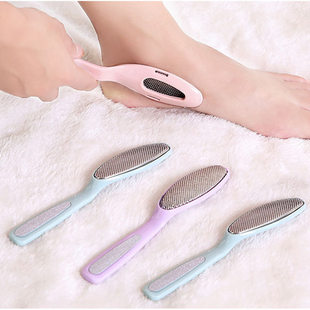 Clearance stainless steel washed pumice stone foot grinder pedicure file to remove dead skin brush calluses foot rub foot brush
