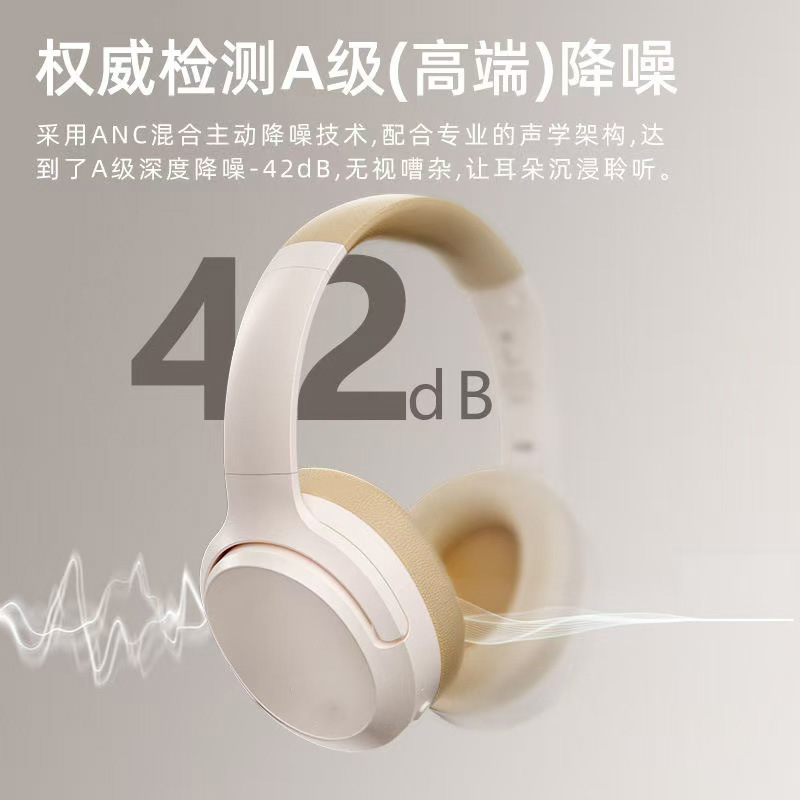 2025新款头戴式蓝牙耳机无线华运动适用索降噪为电竞游戏尼长续航|undefined