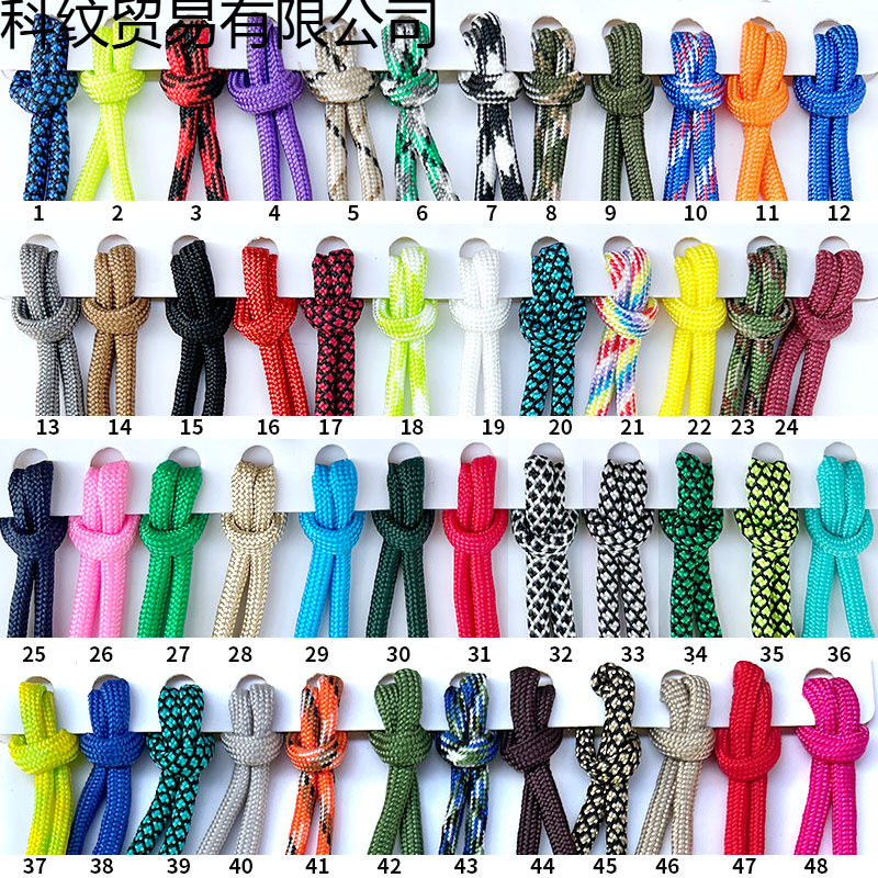 ♔ 4mm Seven-Core 7-Core Paracord DIY Braided Bracelet Rope Flat Line Tent Canopy Windproof Rope Paracord