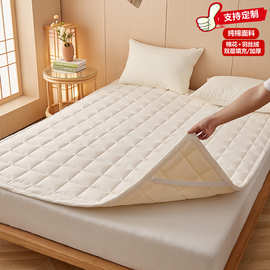 A类母婴级纯棉色织水洗棉全棉新疆棉花床垫床褥四季防滑床护垫子
