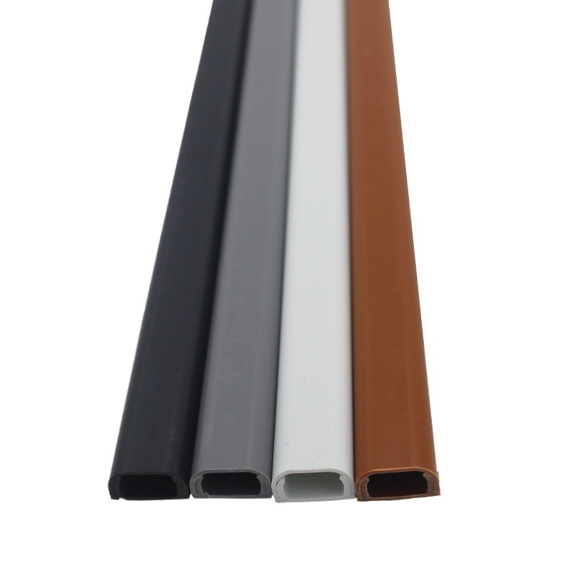 Ailide Plastic Square Sink Floor Cable Tray Office Pvc Wire Tray Storage Surface-Mounted