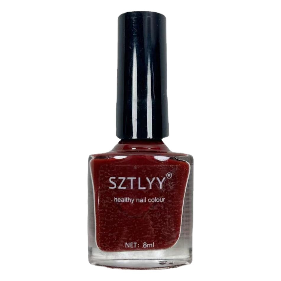 A base de agua de hielo blanco transparente desnudo esmalte de uñas hembra libre de horneado pelable sin lágrimas de secado rápido inodoro estudiante manicura traje