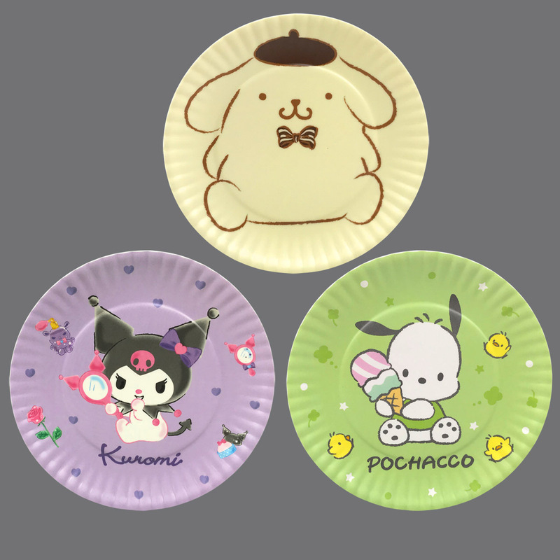 Factory Supply Cousy Cartoon Round melamine Dinner Plate Japanese Style Creative Children's Tableware Household Disc