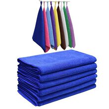 加厚清洁布吸水厨房家用保洁抹布实用清洁玻璃四方巾不掉毛小方巾