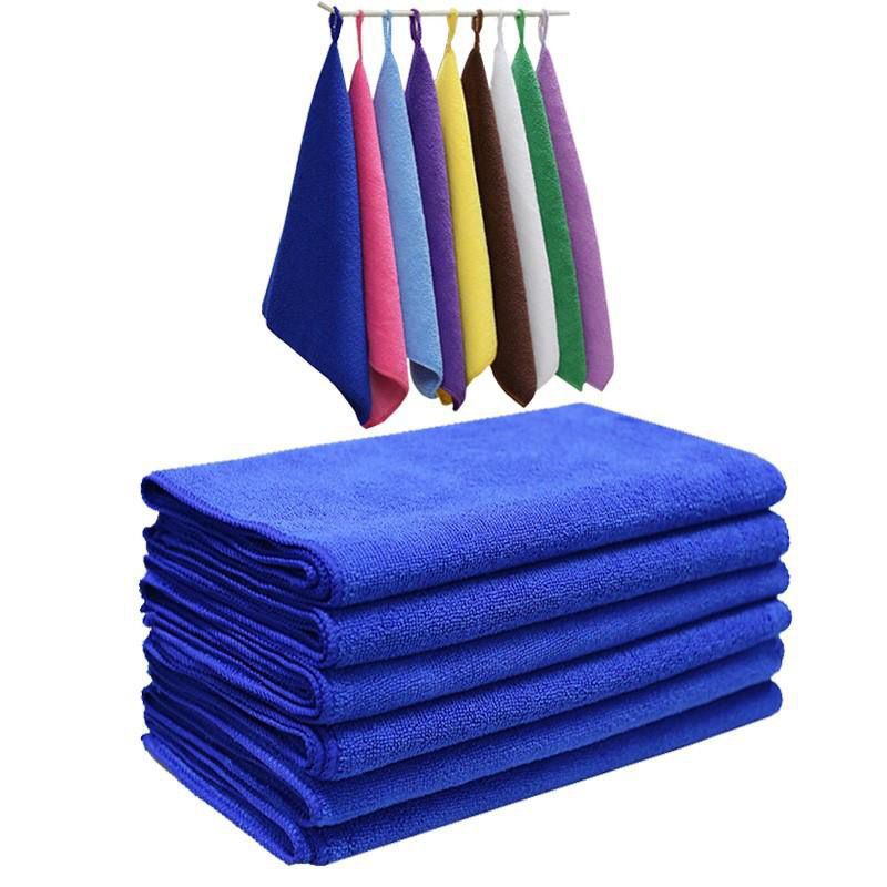 Thickened cleaning cloth absorbent kitchen household cleaning cloth practical cleaning glass square towel lint-free small square towel Thickened cleaning cloth absorbent kitchen household cleaning cloth practical cleaning glass square towel lint-free small square towel