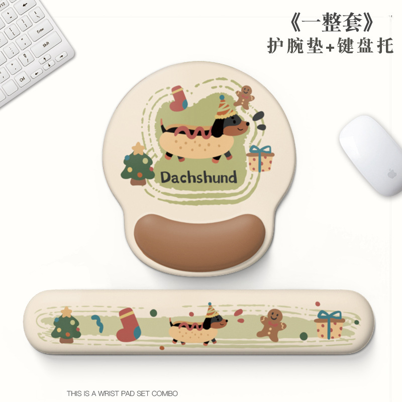 Lindo feliz pescado muñeca pad mouse pad muñeca pad teclado pad oficina mouse pad para niñas