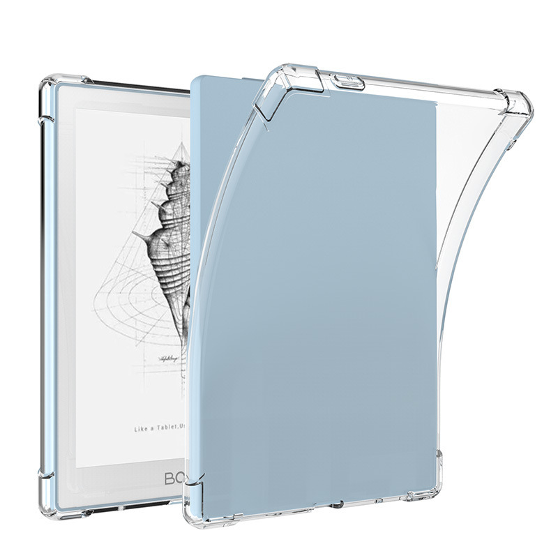 Защитный чехол для электронной книги BOOX 6”, прозрачный мягкий чехол Onyx Go 6 дюймов с четырьмя угловыми подушками безопасности для защиты от ударов.