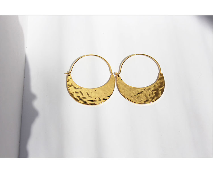 Simple Style Solid Color Copper Plating Earrings 1 Pair