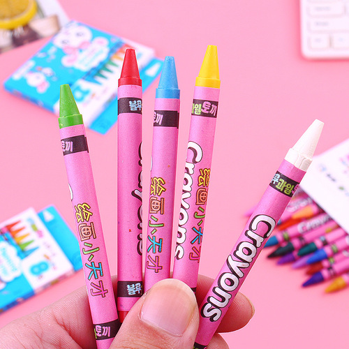 Cartoon boxed oil pastels 36 colors children's crayons hexagonal rod color painting drawing pen kindergarten graffiti crayons