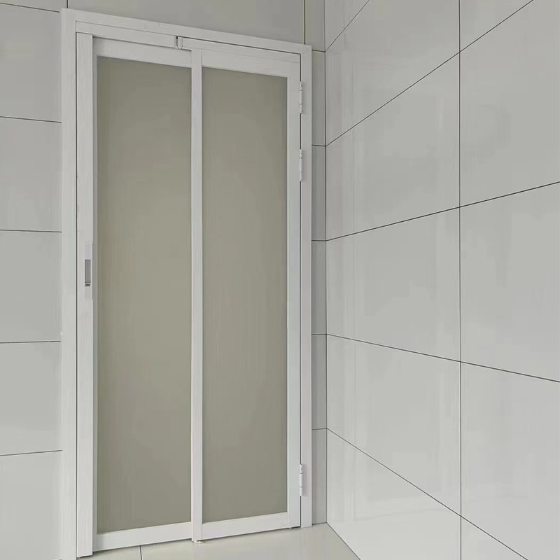 Aluminum alloy PD door, sliding and swing integrated door, kitchen and bathroom folding sliding door, small apartment invisible glass door Aluminum alloy PD door, sliding and swing integrated door, kitchen and bathroom folding sliding door, small apartment invisible glass door