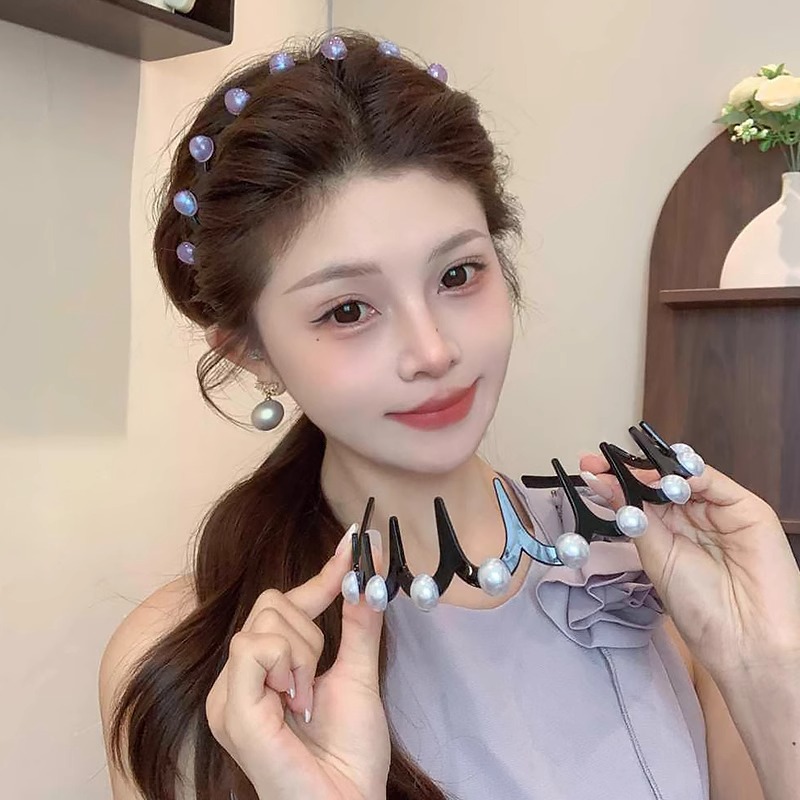 Wave Hairband 2025 nuevo cabello roto acabado tarjeta de cabello lavado de cara prensado cabello de cabello de mujer flojo artefacto de cráneo alto