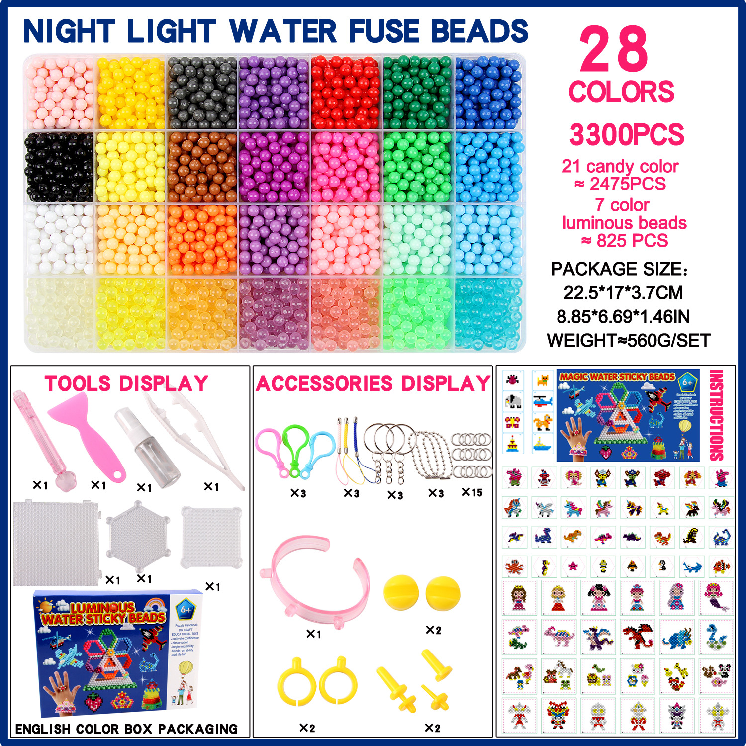 La niebla del agua perlas mágicas agua perlas pegajosas perlas solubles en agua hecho a mano DIY juguetes educativos para niños perlas mágicas agua niebla perlas rompecabezas