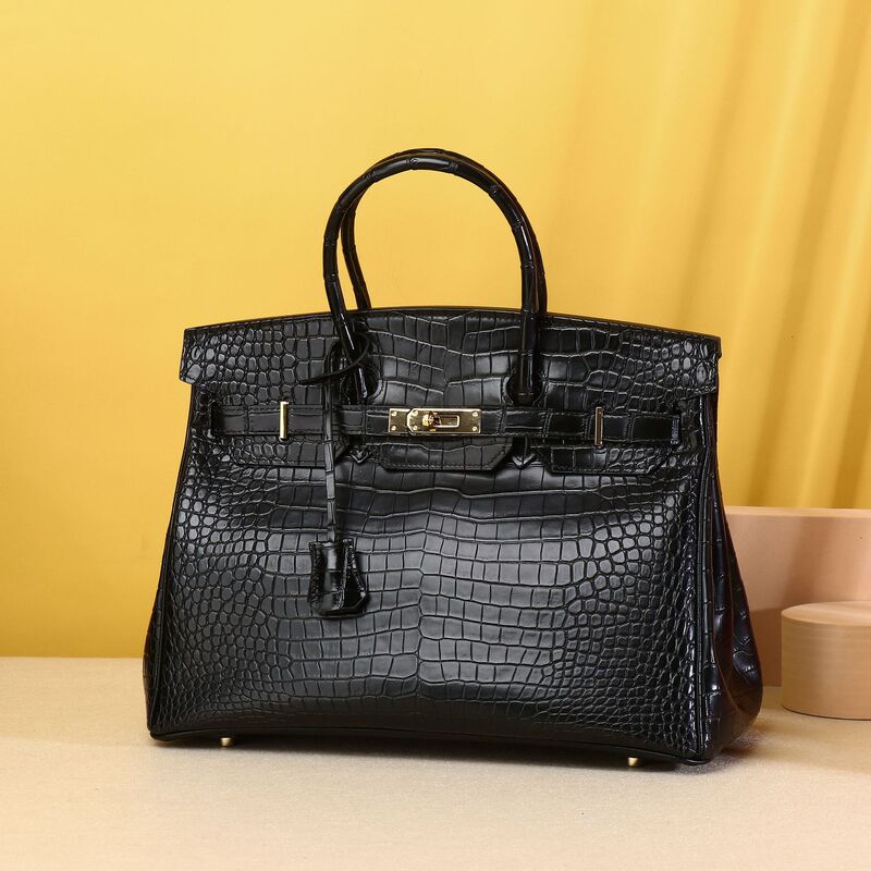 Crocodile Belly Leather Women's Handbag, Classic Platinum Large-Capacity High-End Evening Bag, Luxury Women's Handbag, Factory Wholesale Crocodile Belly Leather Women's Handbag, Classic Platinum Large-Capacity High-End Evening Bag, Luxury Women's Handbag, Factory Wholesale