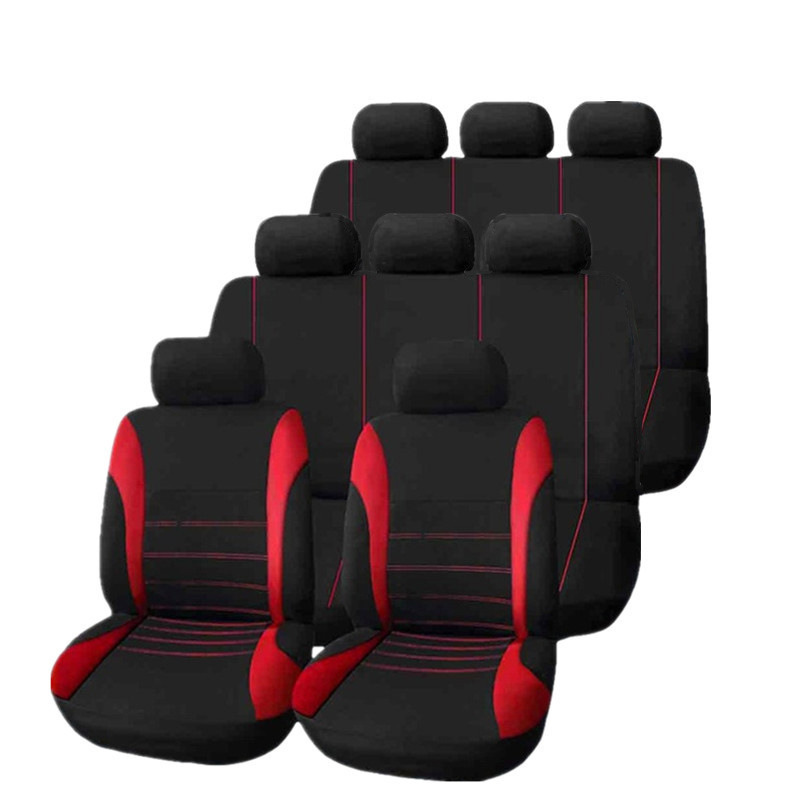 Cinco asientos generales, siete asientos, cubierta de asiento de furgoneta transfronteriza para diseño de línea de cintura, cojín de tela al por mayor