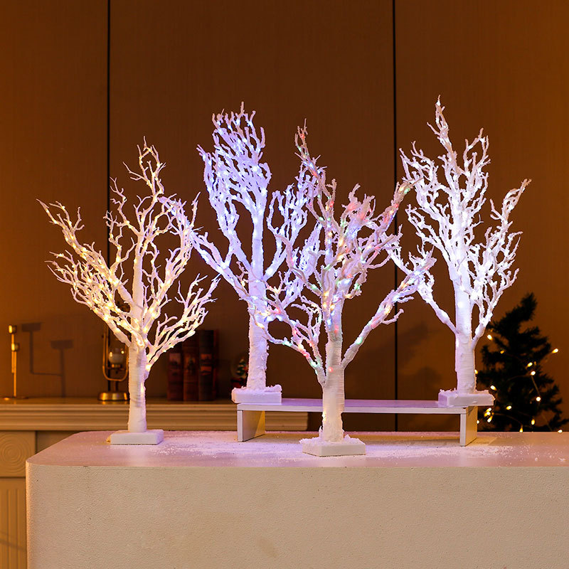 Nuevo 65cmPVC luminoso árbol de navidad decoración decoración de navidad ventana escritorio árbol de navidad adorno