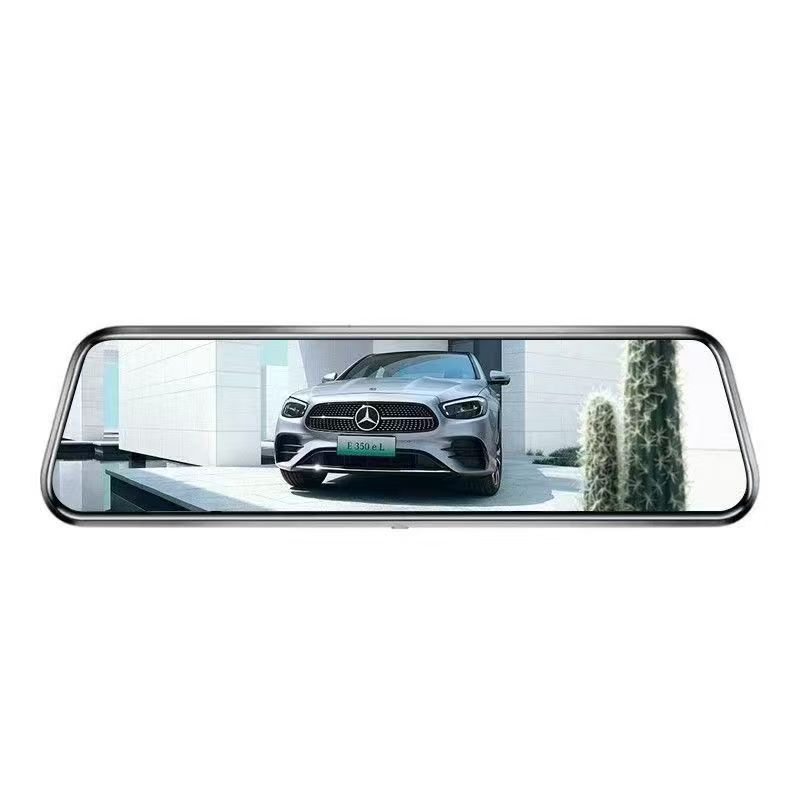 Factory direct supply 4K HD 10inch large-screen streaming media dashcam with front and rear dual recording and rearview camera connected via app