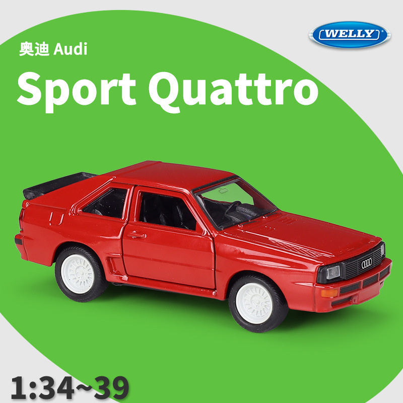 Welly 1:36 Audi Sport Quattro Metal Model Maşın