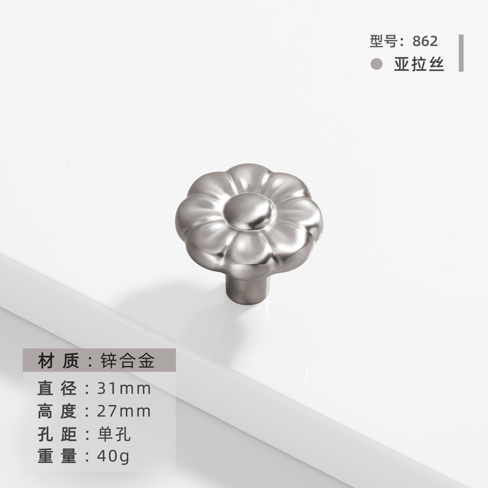 Ручка мебельная Jian Hao Yala Collection диаметр 31мм