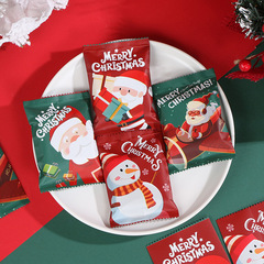 7*9.5 センチメートルクリスマスクッキー包装袋ヌガー雪片クリスピー機械密封袋クリスマスイブベーキングギフトキャンディーバッグ