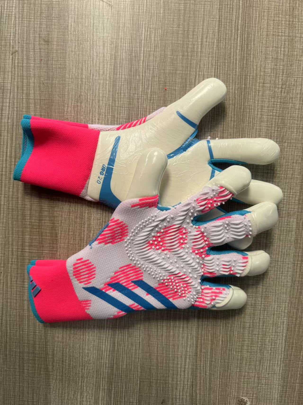 Nuevo guante de portero de costura interna de medio tubo, guante de entrenamiento de portero de fútbol, protector de competición antideslizante, amortiguación y ventilación