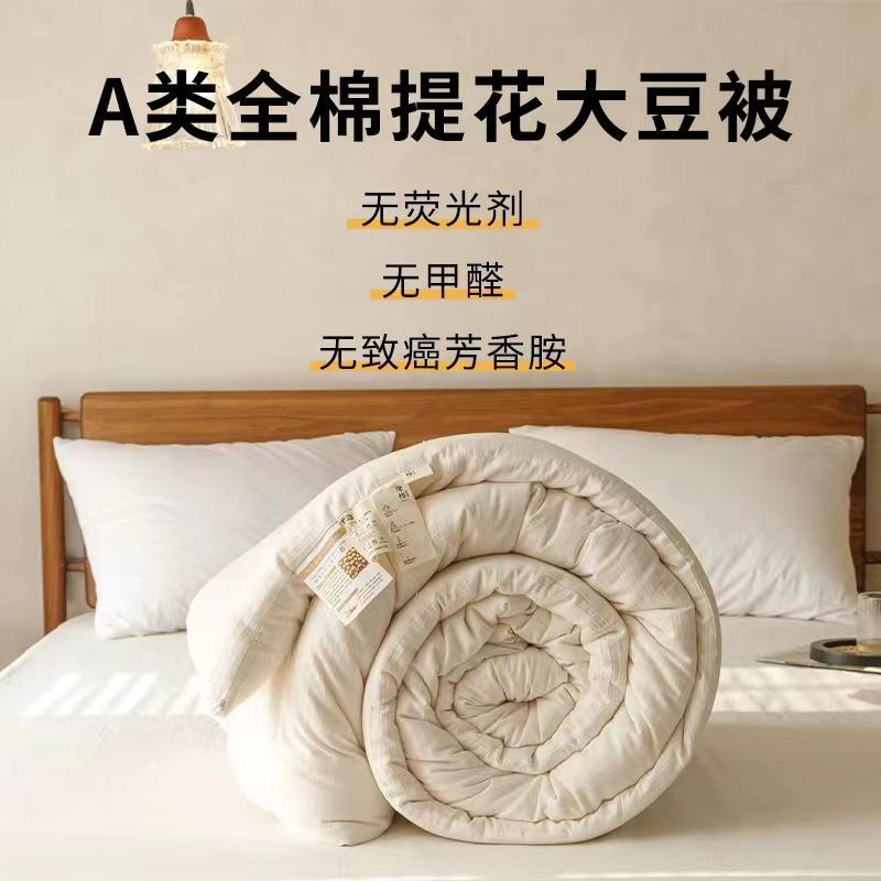 Japanese A-Class Cotton All-Cotton Spring, Summer, Autumn, Winter Quilt Four-Season Comforter Core Pure Cotton Thick Warm Blanket for Export to Japan
