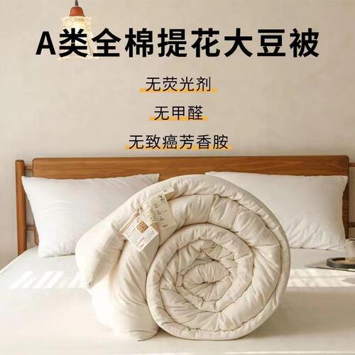 Japanese A-Class Cotton All-Cotton Spring, Summer, Autumn, Winter Quilt Four-Season Comforter Core Pure Cotton Thick Warm Blanket for Export to Japan