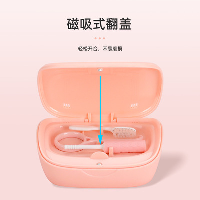 new pattern double-deck invisible Braces Holder storage box Portable orthodontics Tooth Orthotic device Magnetic attraction Denture Box