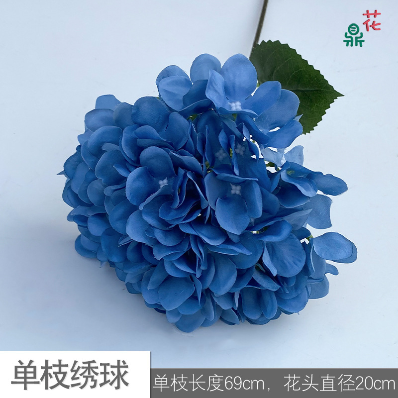 Single stream hydrangea LS dark blue