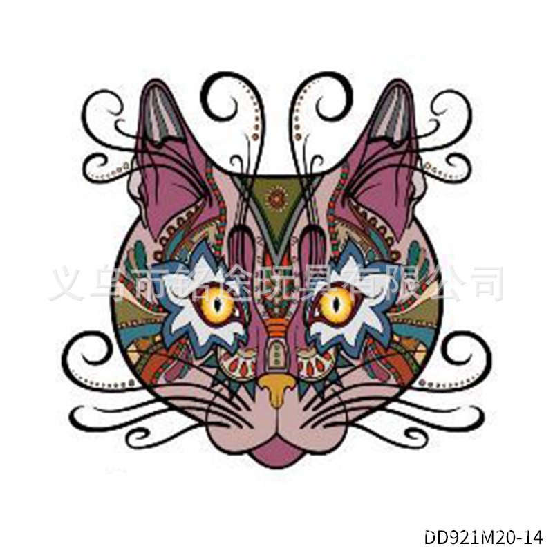 Suministros de fiesta de carnaval mexicano Día de los muertos Pegatinas de fiesta divertida para niños Accesorios de fotografía mexicana