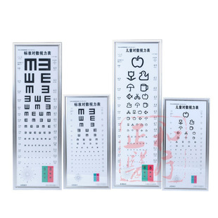 Standard logarithmic visual acuity chart light box aluminum alloy 2.5 m a children's vision light box 5 m e word