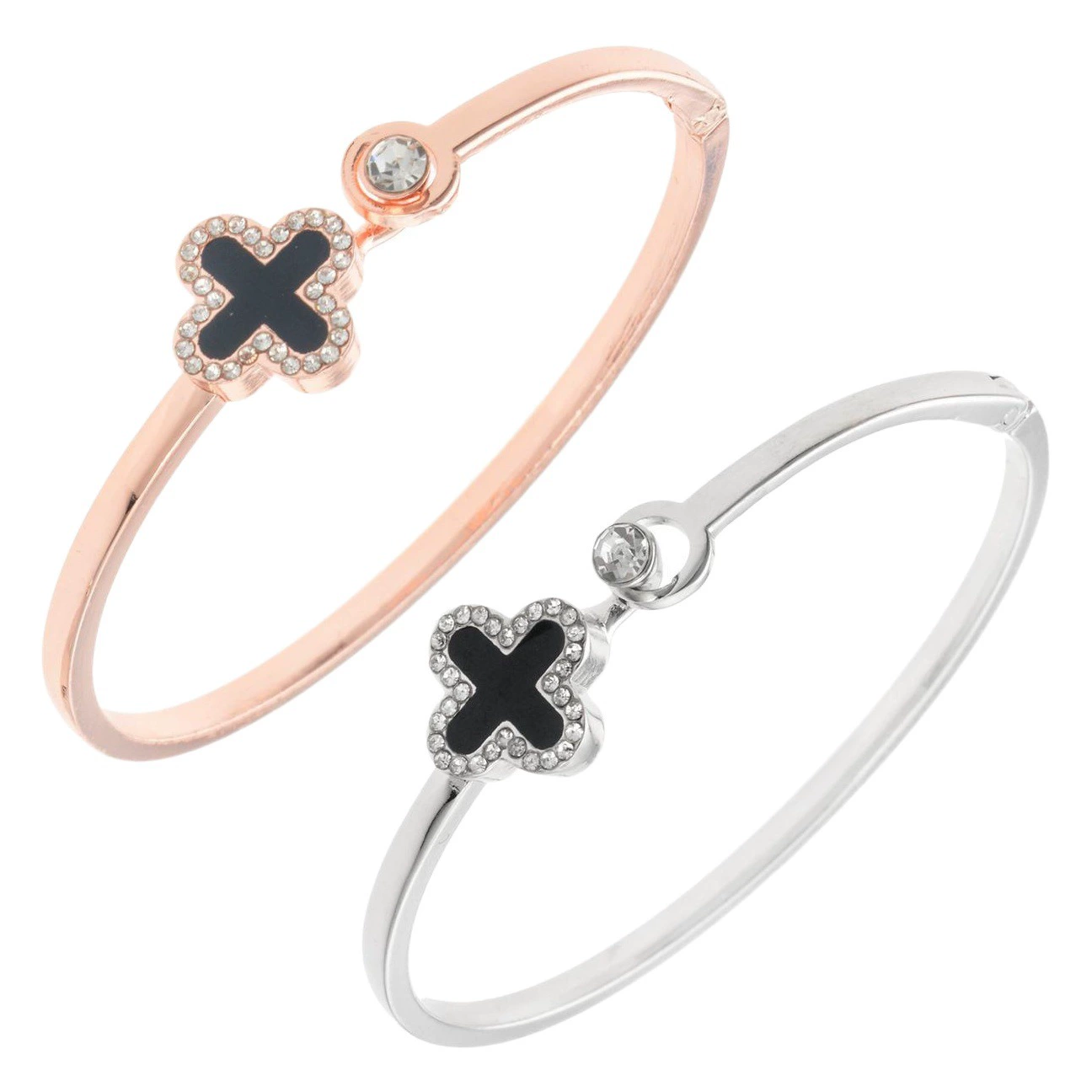 Корейский Стиль Мода Lucky Clover браслет розовое золото защита окружающей среды браслет часы аксессуары ювелирные изделия оптом прямые продажи с фабрики