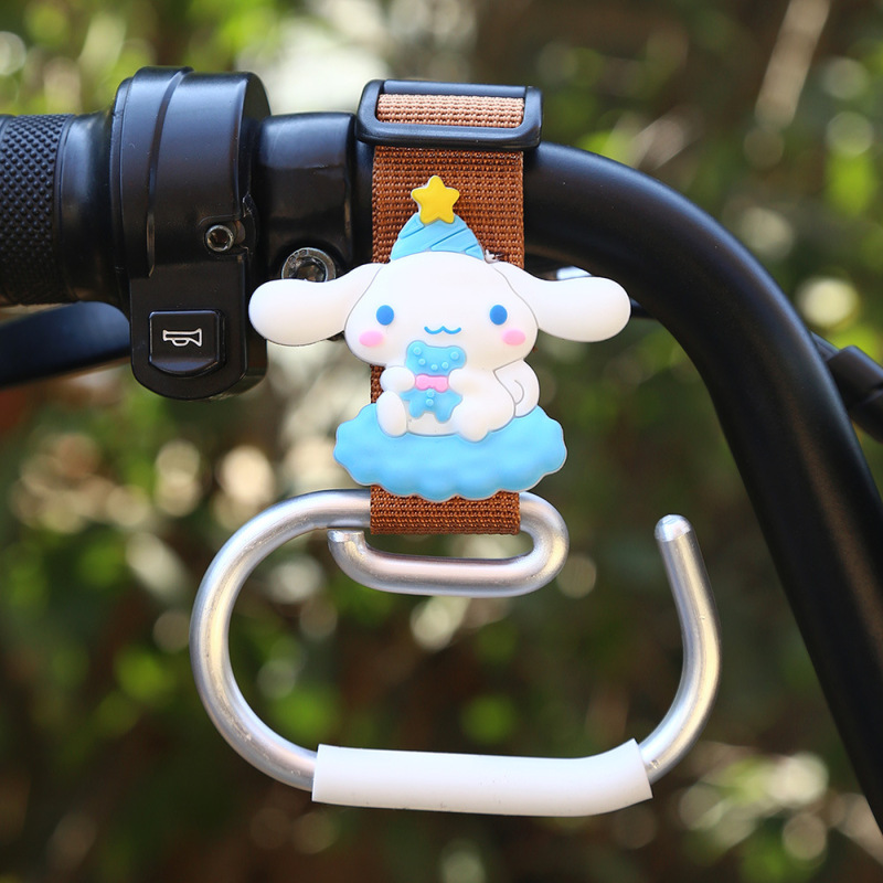 電気自動車のフックの前の漫画のかわいいベビーカーの荷重のフックの神器の小さい毛のロバのナイロンのひものフック|undefined
