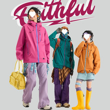 M6X软壳冲锋衣男女款秋季防风防水徒步登山服运动户外连帽夹克外