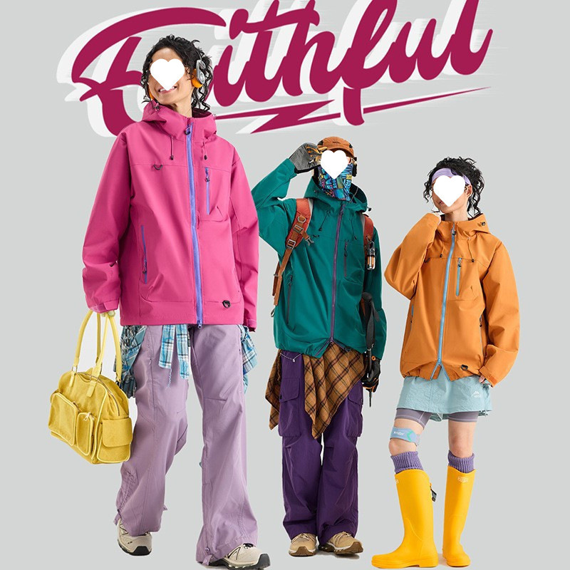 M6X软壳冲锋衣男女款秋季防风防水徒步登山服运动户外连帽夹克外