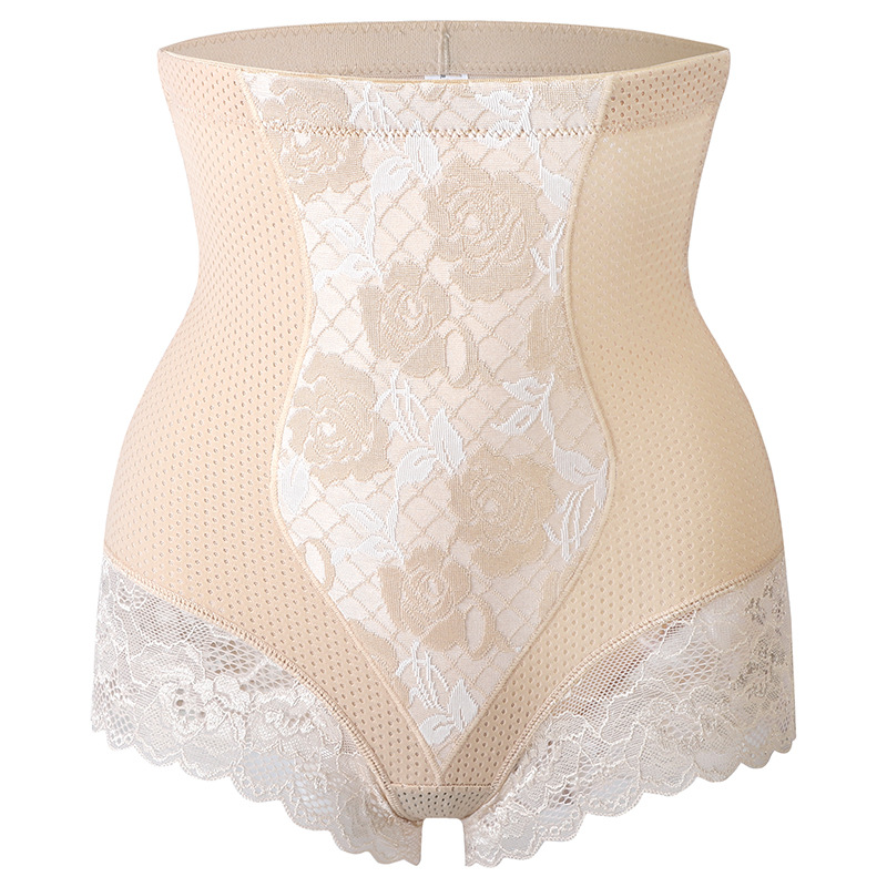 Verano delgada cintura alta corsé vientre pantalones posparto corsé ropa interior cadera elevación cintura encaje adelgazamiento pantalones en stock venta al por mayor