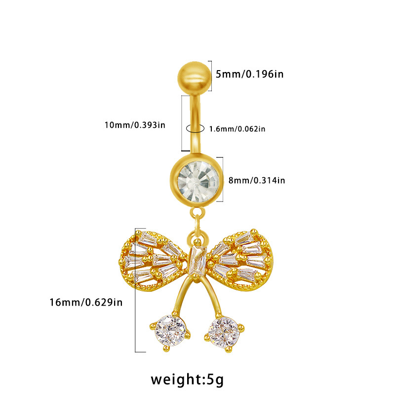 7g Weight Zircon Inlay Material Belly Ring Classification 1 Piece Quantity Holiday, Banquet, Party Occasion Zinc alloy Material Geometric, Moon, Knot, Butterfly, Bow Knot Pattern All Seasons Season Unisex Gender Novelty Style 1 Piece Belly Rings Novelty Geometric Moon Knot Zinc Alloy Zircon 21