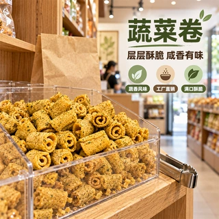 香脆葱香卷5斤装办公室酒吧KTV怀旧小零食散装小吃休闲食品整箱