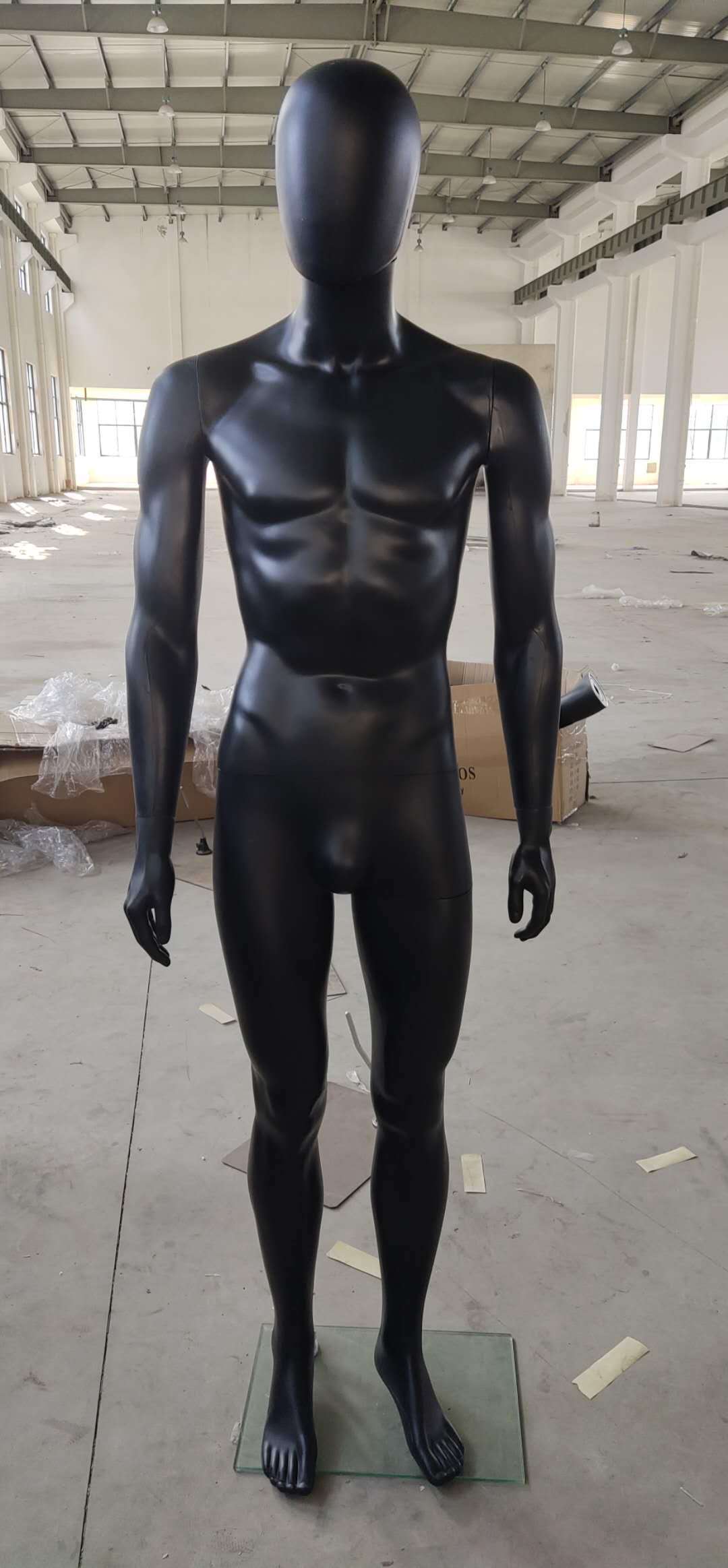 Plata galvanizado modelo masculino props cuerpo completo estante de exhibición de ropa de hombre tienda de ropa de escaparate maniquí cuerpo humano simulación marco de modelo