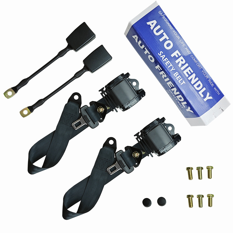 Cross-Border Hot-Selling Fully Automatic Three-Point Safety Belt @ Retractable Emergency Locking Safety Belt for Car, Bus, and Truck Drivers