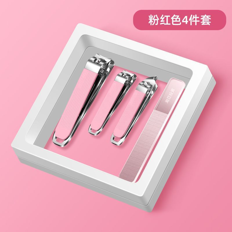 Herramientas de corte de uñas oblicuas de pie de uñas caseras cuchillo plano conjunto de cuchillo pinzas de uñas damas image 7