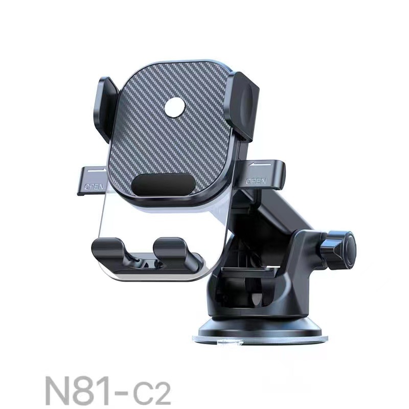 Car phone holder: Qìchē support navigation universal - n81-c2-black-telescopic-turret