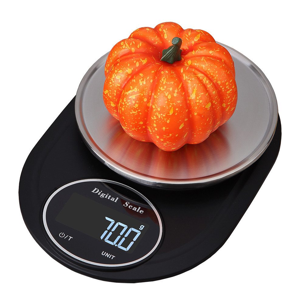 厂家批发厨房电子秤高精度0.1g不锈钢小型家用电子秤克秤贸易跨境