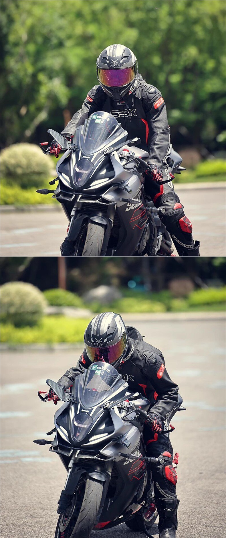 2026 New VGV3C Certified Motorcycle Open-Face Helmet, Summer All-Season Universal Motorbike Safety Helmet for Men and Women