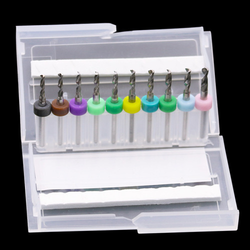 PCB drill bit, tungsten steel drill bit, engraving drill bit, micro drill bit, amber beeswax hand twist drill to drill holes