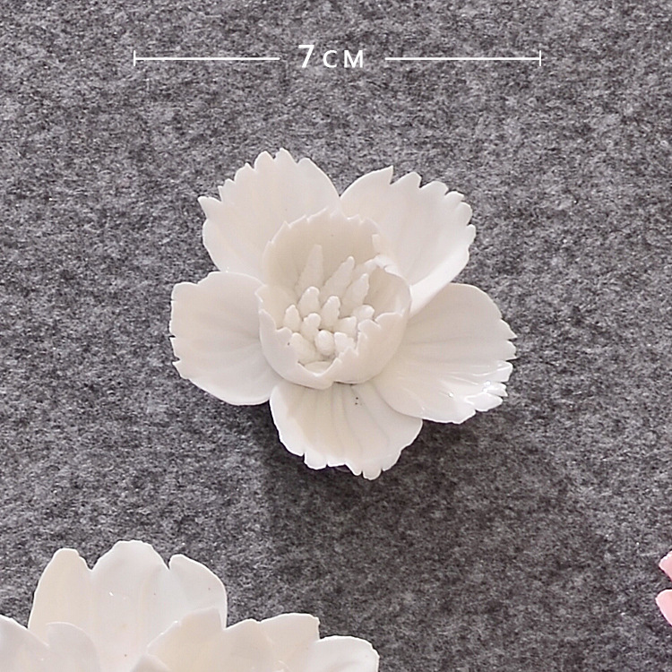 Decoración de Pared de Flores en Cerámica Tridimensional para Sala de Estar y Dormitorio image 27