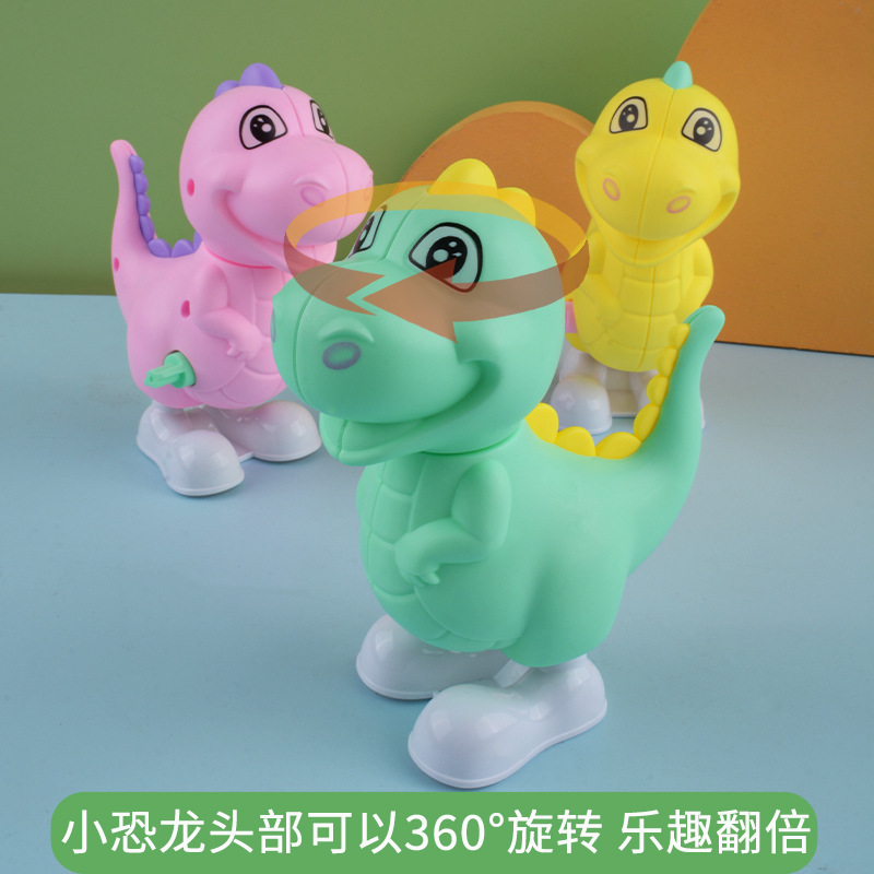 Sinuoso reloj dibujos animados Tyrannosaurus niños lindo juguete salto dinosaurio mercado nocturno puesto regalo fábrica al por mayor