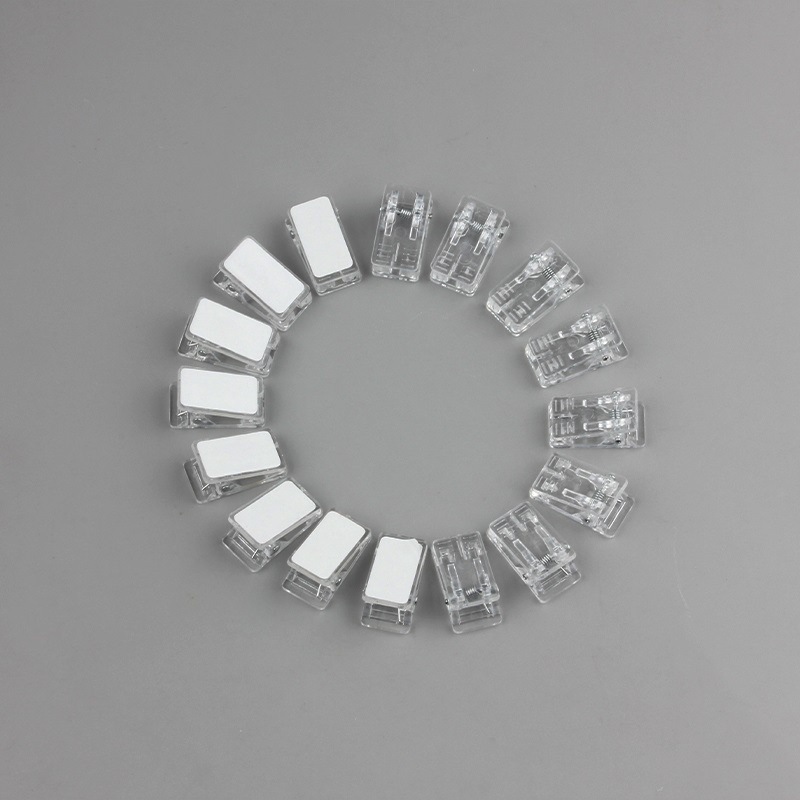 Clip Clip Clip Clip Acrílico Clip DIY Hecho a mano Clip de doble cara Clip de foto Mini transparente Accesorios multifunción pp